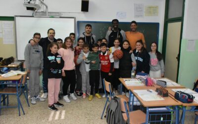 Ayer visitamos el CEIP Marismas del Odiel y el CEIP Arias Montano